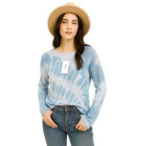 Style & Co New Medium Mcom Sweaters Women's Pullover Top Geode Blue